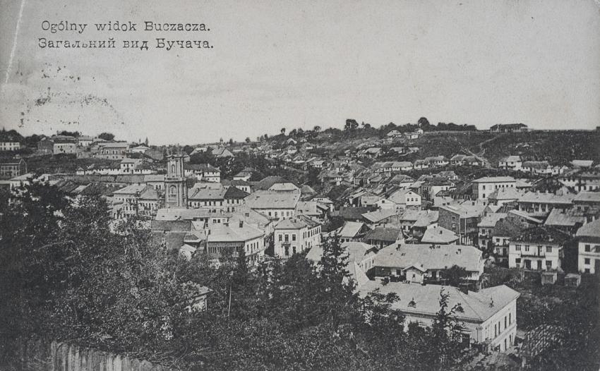 View of Buczacz center, 1912
