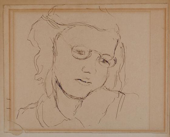 Charlotte Salomon (1917-1943) Portrait of Valerie, Aged 8, Villefranche, ca. 1940