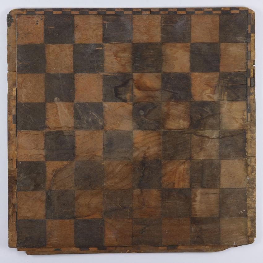 Chess board used by the youth Issachar Parkiet and his family in their hideout