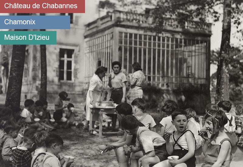 בתי ילדים בצרפת בתקופת השואה - שאבאן, שאמוני, איזיו