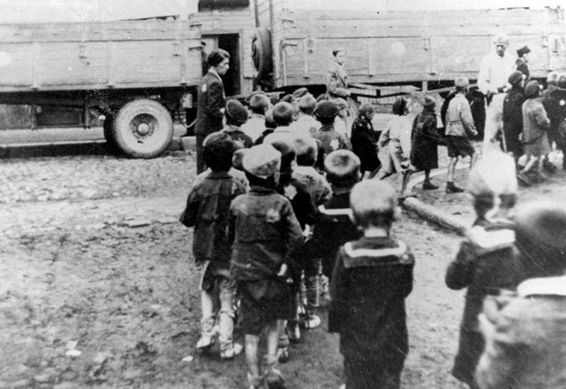 גירוש ילדי גטו לודז', פולין