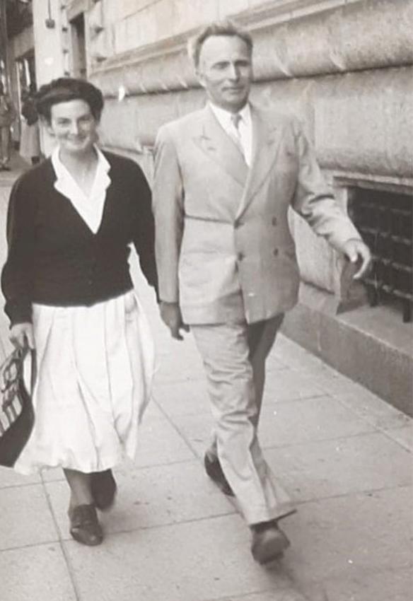 ארנולד דאוס ואשתו יהודית יט רייכנברגר