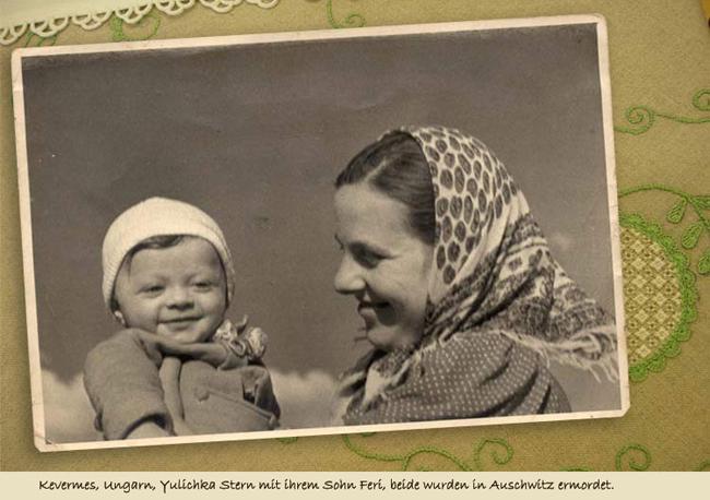Julichka Stern mit ihrem Sohn Feri