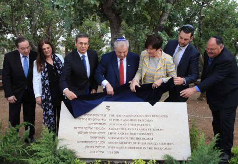 The Dedication of the Jerusalem Garden, October 22, 2014