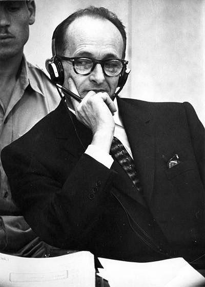 Adolf Eichmann en la corte