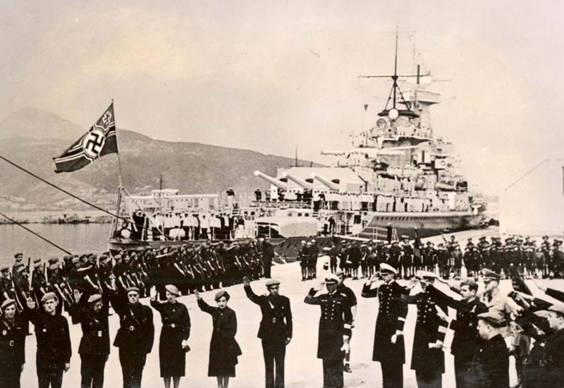 אוניית המלחמה הגרמנית Graf-Spee, סאוטה, מרוקו, מאי 1939