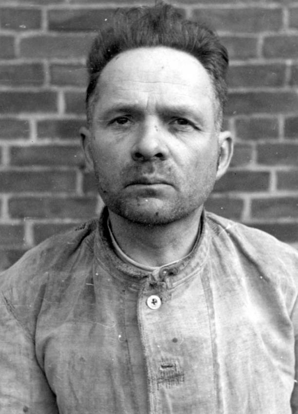 Rudolf Hoess el comandante de Auschwitz, en prisión. Cracovia, Polonia, posguerra