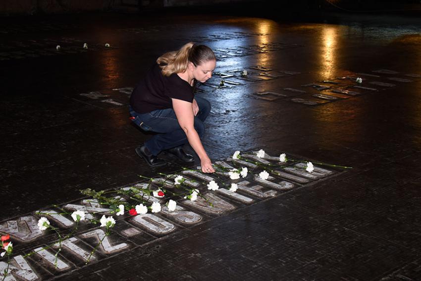 Der Gedenktag für die Märtyrer und Helden des Holocaust in Yad Vashem 2016