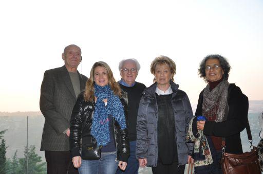 Jack Livingstone visited the Holocaust History Museum and Children's Memorial on 22 December together with his wife Janice, son Terence, daughter Vanessa and friends Jonny and Rachelle Arnon.