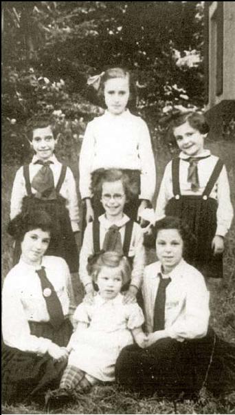 Niñas judías que fueron escondidas en un convento. Antwerpen, Bélgica (Archivo de Yad Vashem)