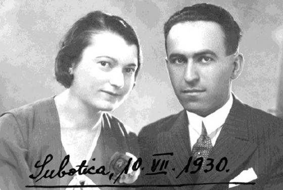 Elisabeth and Ignac, Peter Span's parents: their engagement picture one month before their marriage