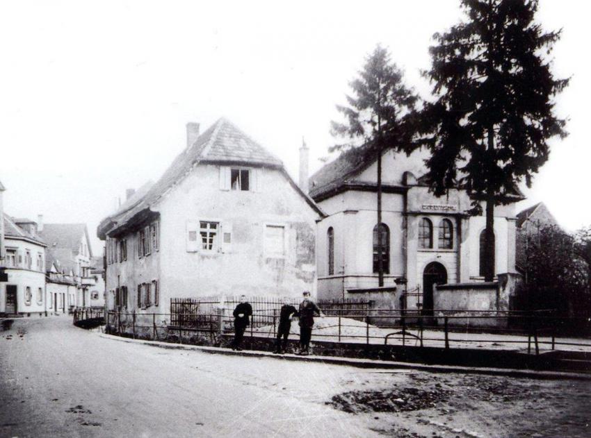 La synagogue de Bühl, 1920
