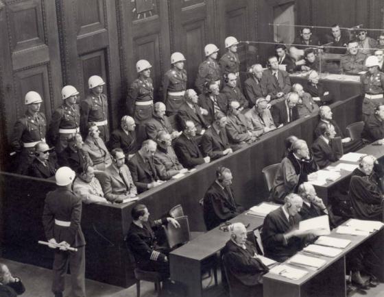 Los acusados en los juicios de Nuremberg