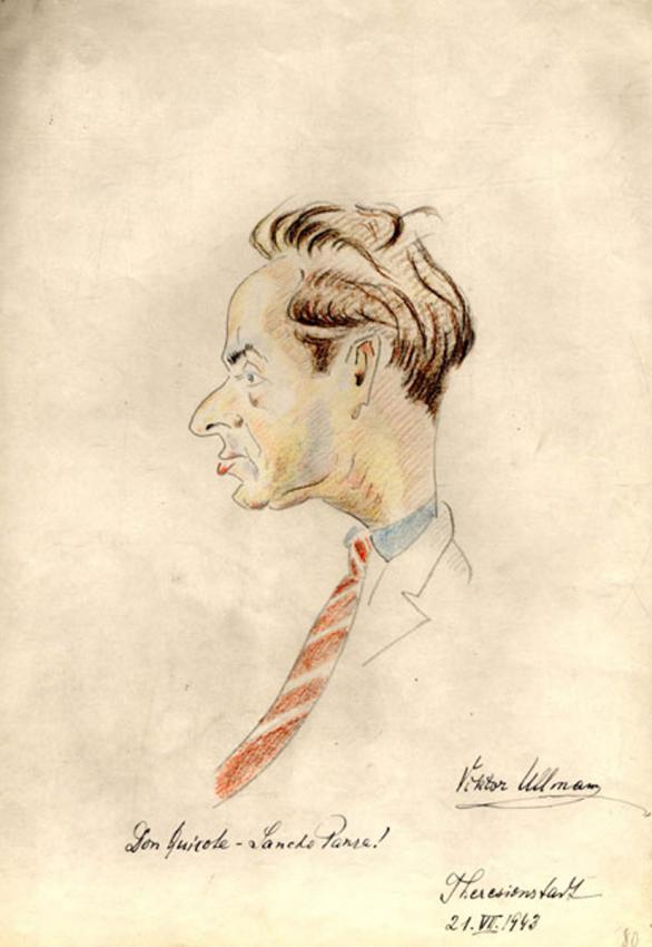 דיוקנו של ויקטור אולמן שצוייר על ידי מקס פלאצ'ק     
