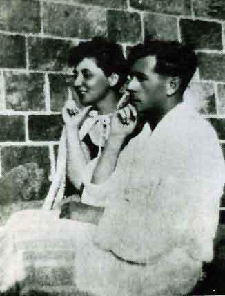 Los padres Zofia y Maximilian Orlevsky