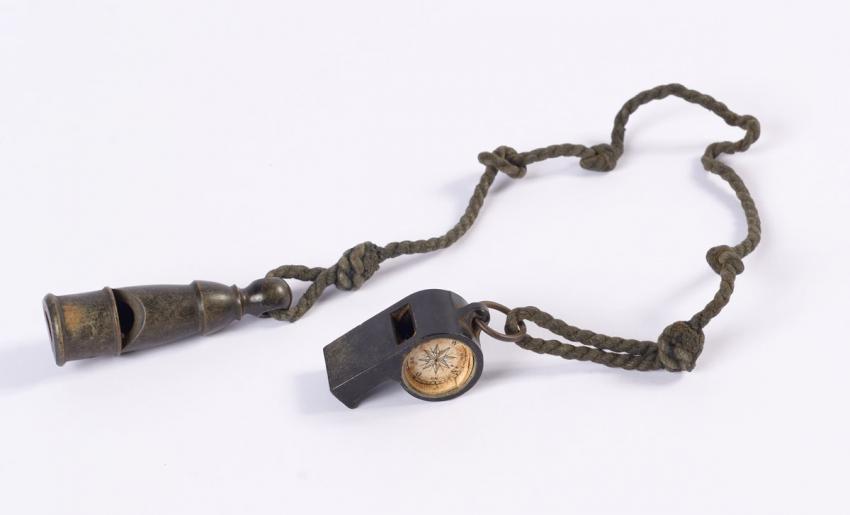 A Whistle that belonged to the Partisan Shlomo Brandt