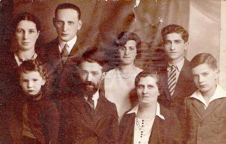 A pre-war photograph of the Korenblum family