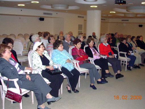 הרצאה במגדלי הים התיכון בסביון. פברואר 2009