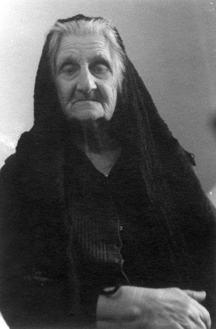 Brajna Katz, 1966, shortly before her death
