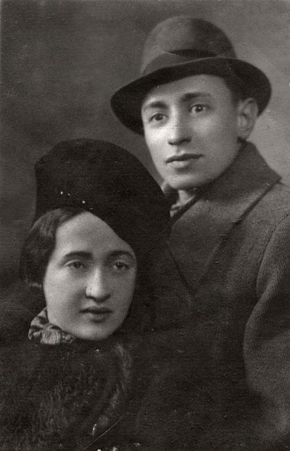 Tzipora y Dov Cohen, 1938, poco tiempo después de su boda