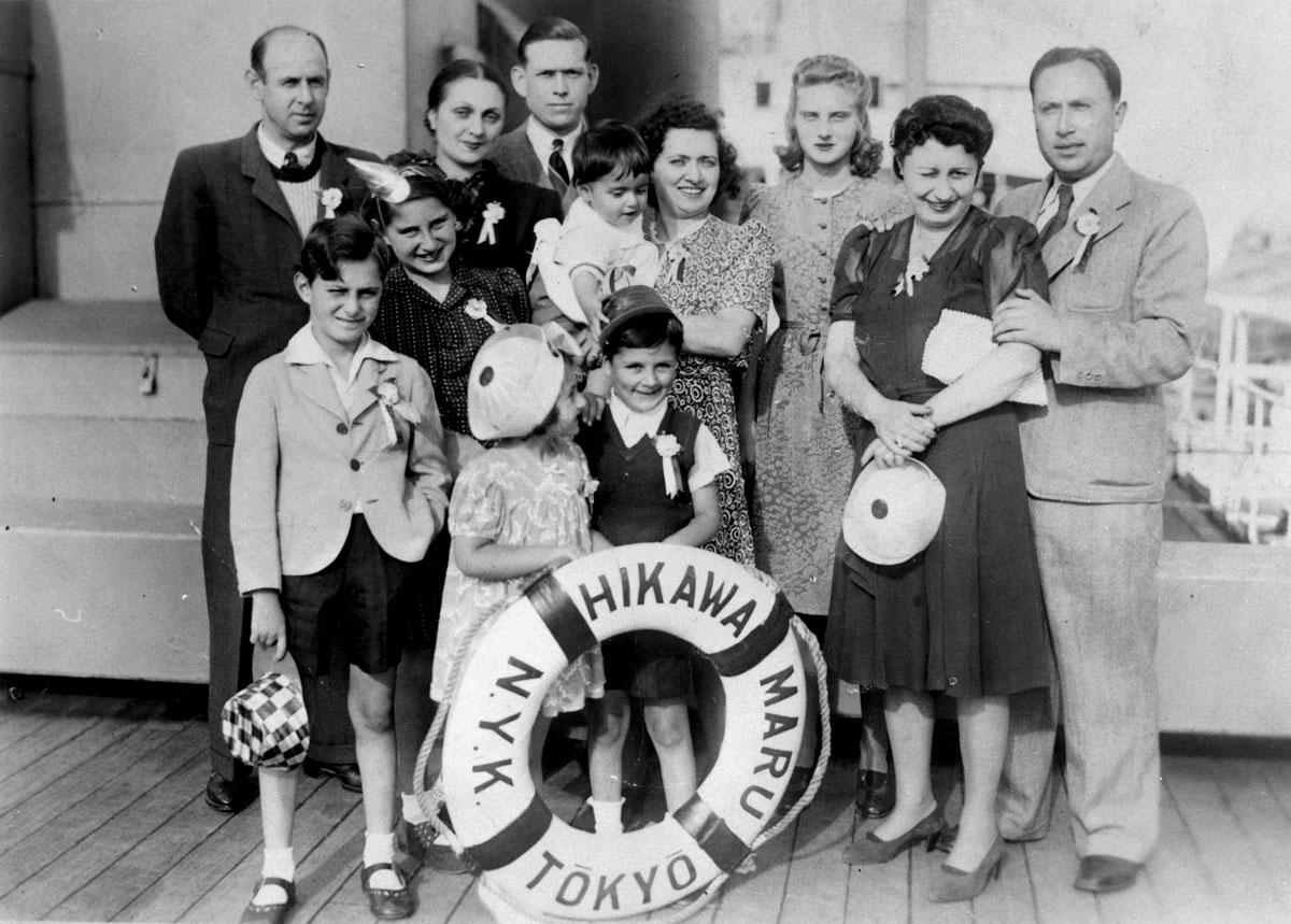 Jewish Refugees on board the Japanese ship Hikawa Maru, June 1941