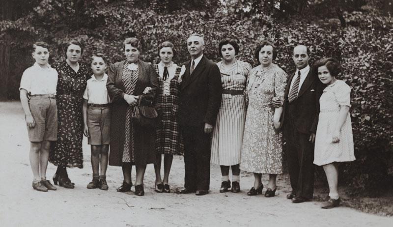 Das letzte Familienfoto der Familie Spiegel, Berlin, 1939. 