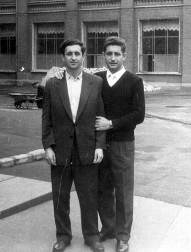 Haim and Joshua Shochat in the 1950's in the USSR