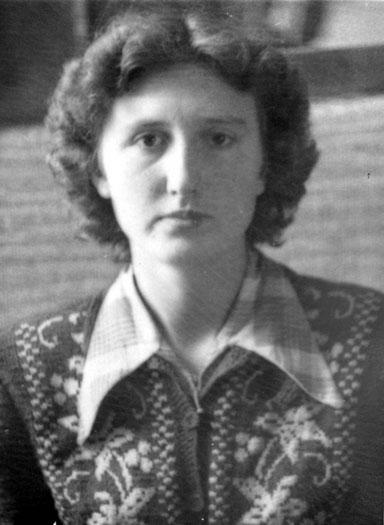 Lilia Buldova, Yefim's daughter, in the 1960's