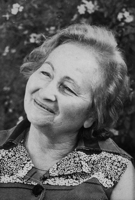 Ora Aloni (Annaliese Borinski) en el kibutz Maayan Tzvi después de la guerra