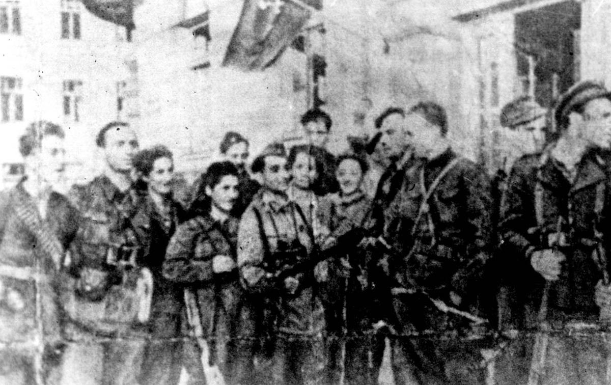 Partisans from the &quot;Mstitel&quot; (Revenge) Division who fought in the Rudniki Forest