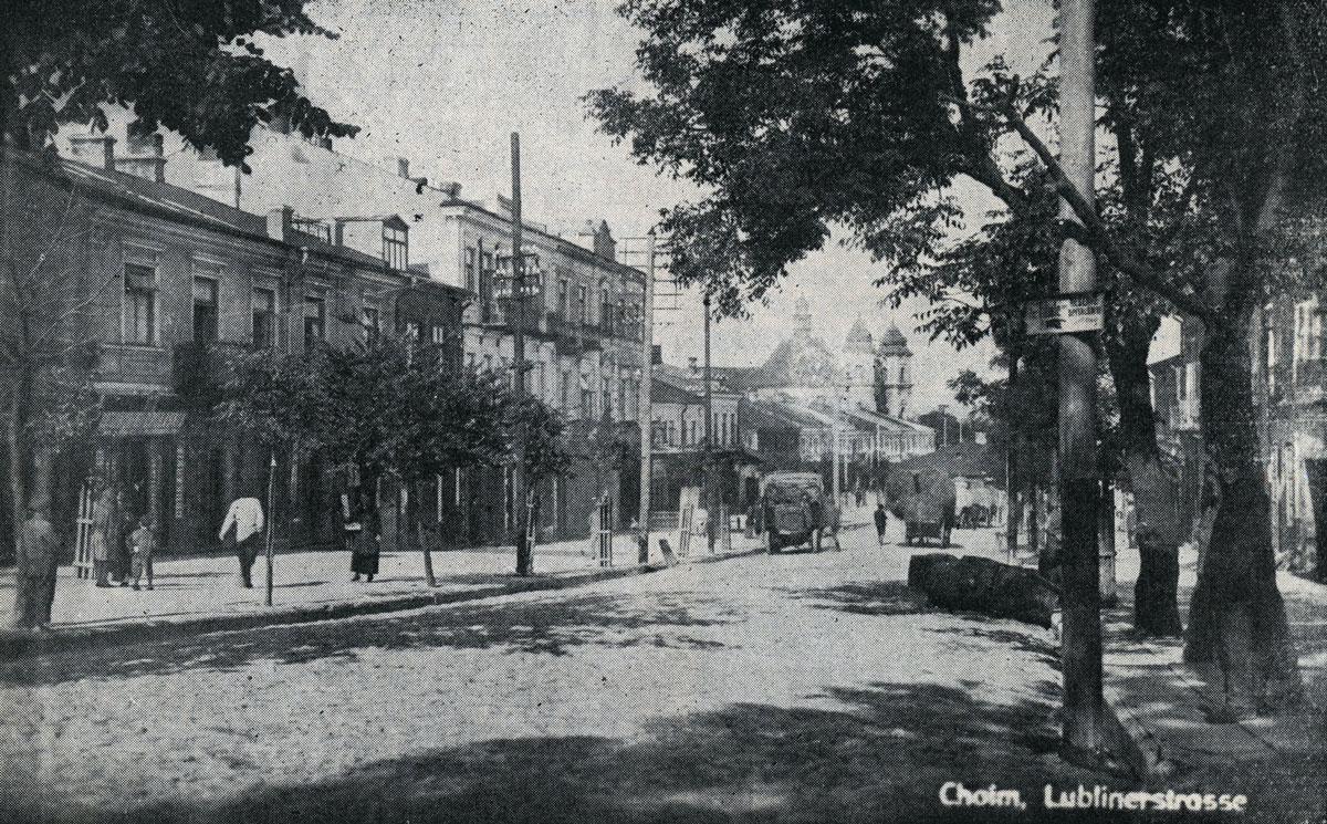 Vista de la calle Lublin de Chełm.