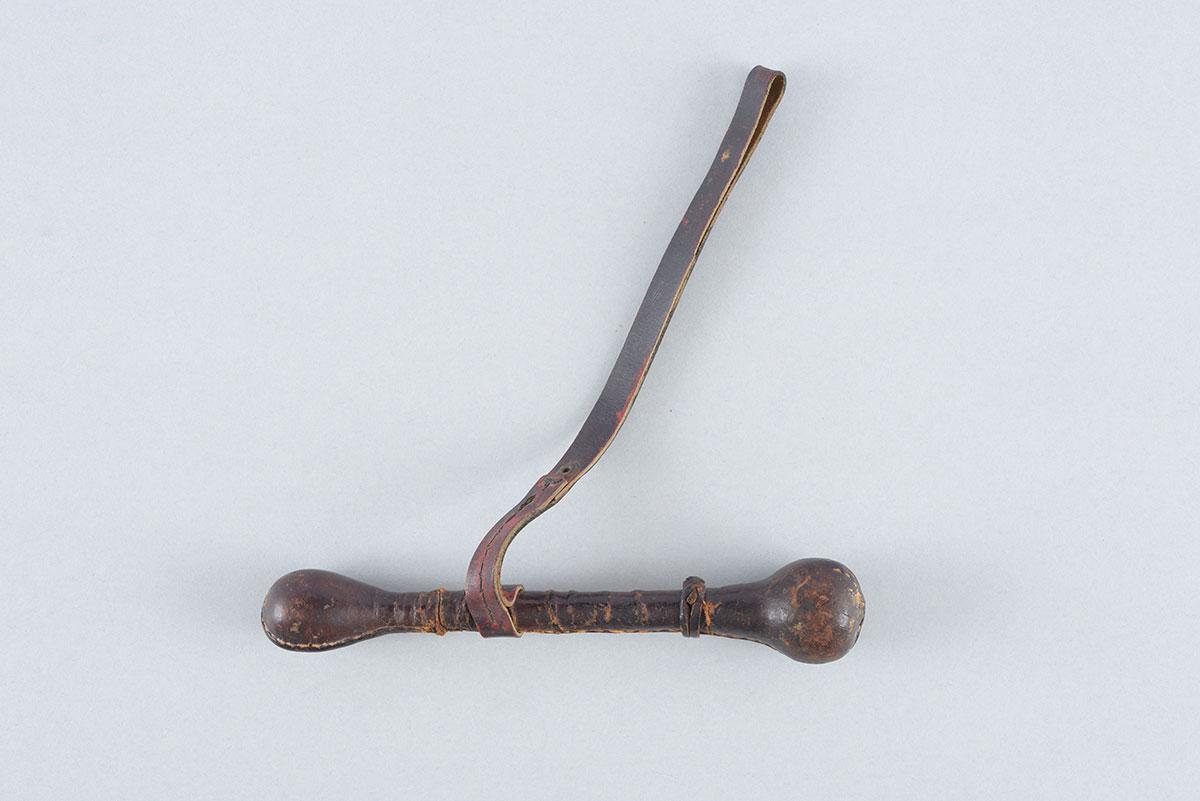 Truncheon belonging to an SS man that Shlomo Resnik took on the day he was liberated at Dachau