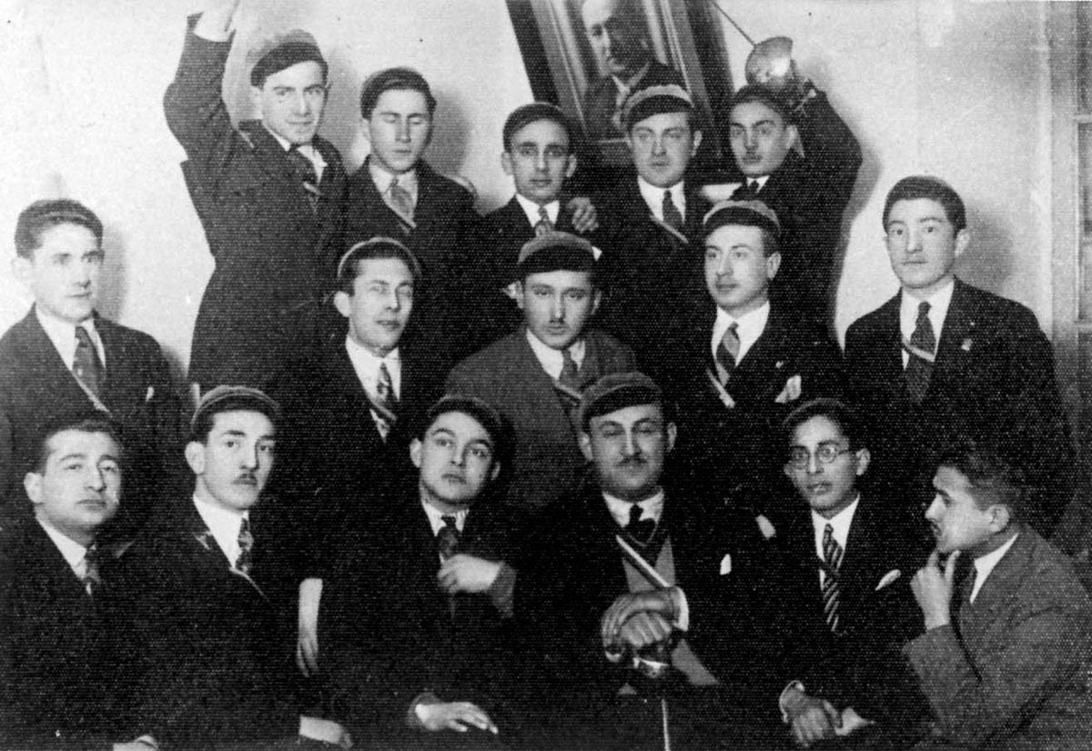 Members of Beitar in Vilna, prewar