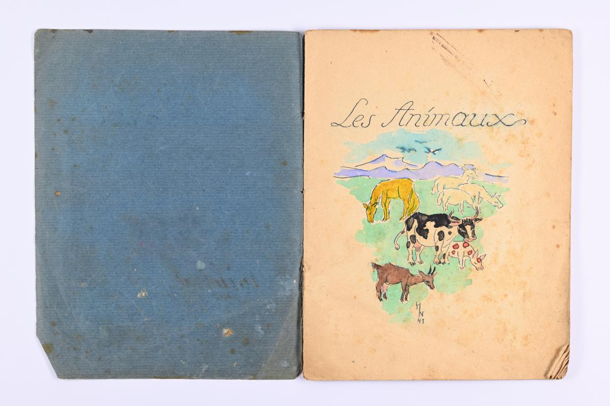 The cover of the picture book illustrated by Hilde Koch Neuberger in the Gurs internment camp, 1941. Yad Vashem Artifacts Collection