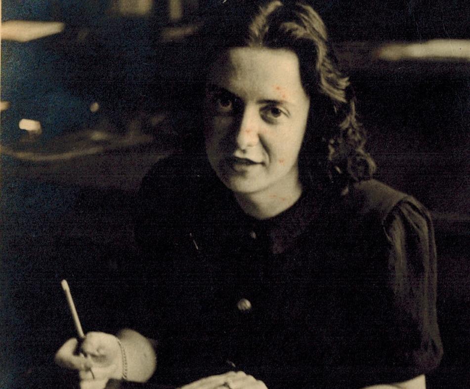 Holocaust survivor Helga Wolfenstein, 1946. Yad Vashem Archives
