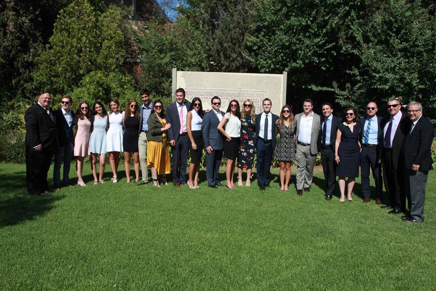 American Society for Yad Vashem Participants at the President's Residence, 2016