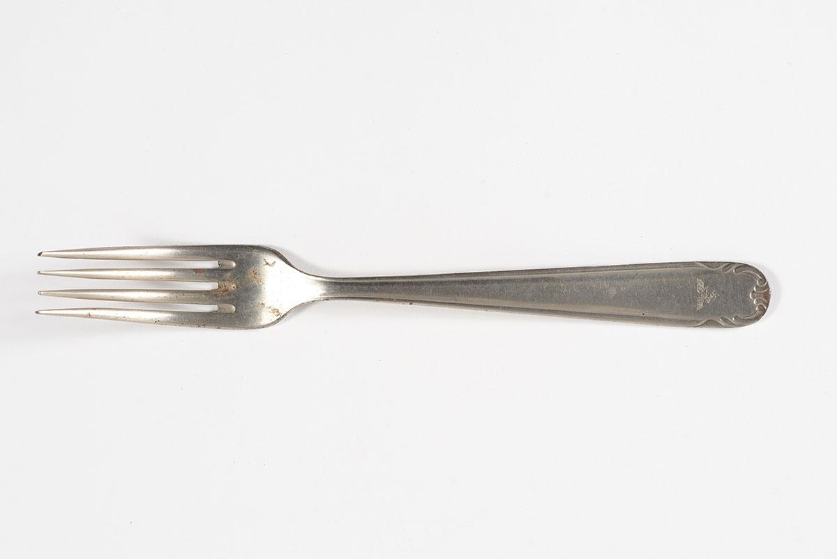 Fork that Regina Lamsztein took from the German officers' dining room in Mathausen after liberation