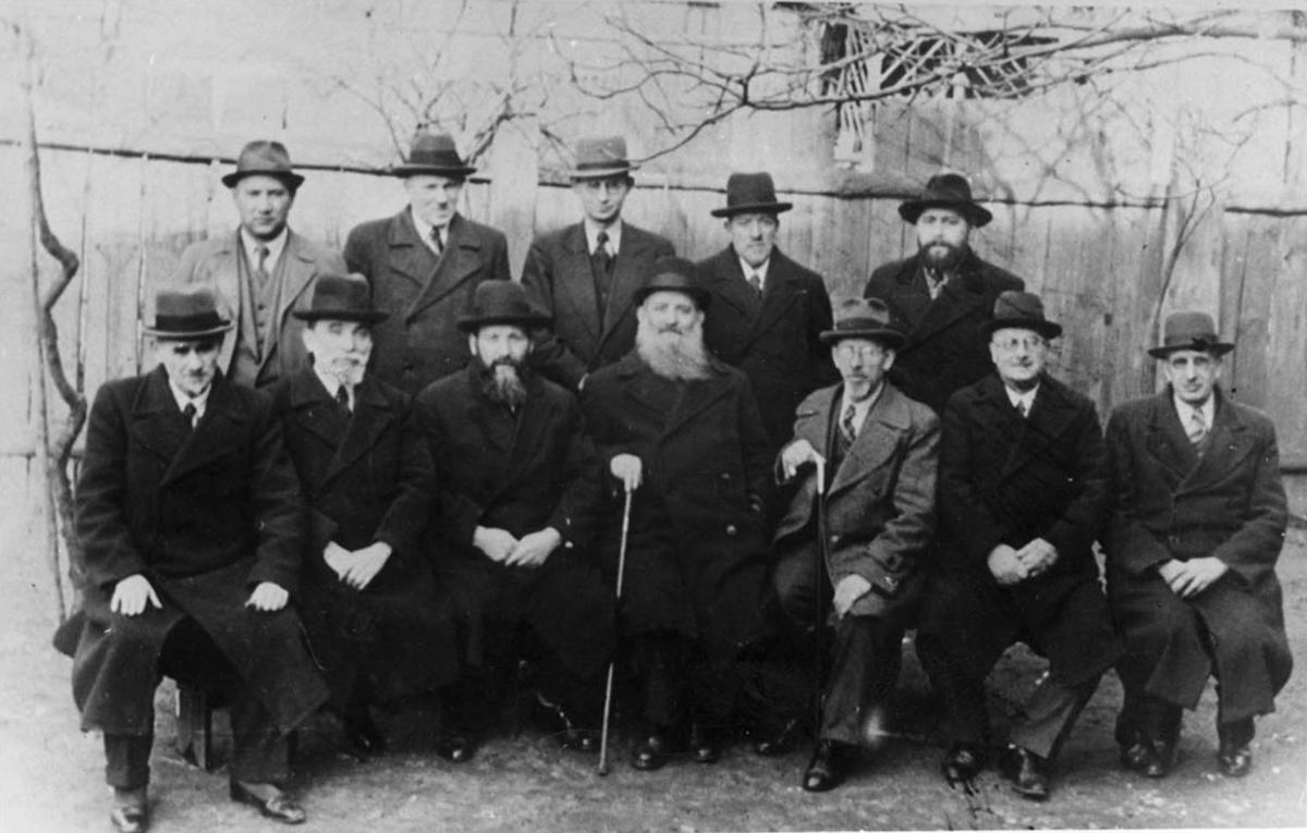 Refugee rabbis in Zbaszyn, Poland, March 1939