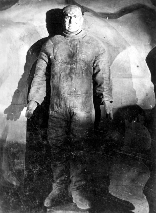 An actor in costume as the &quot;Golem&quot; in &quot;The Golem of Prague&quot;