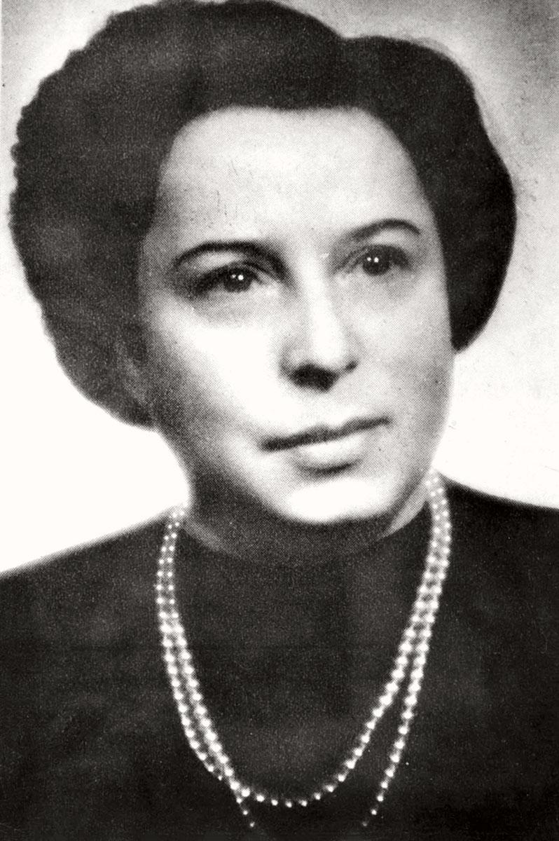 Gisi Fleischmann, l'une des dirigeantes de la WIZO (Women’s International Zionist Organization) et du Groupe de travail en Slovaquie