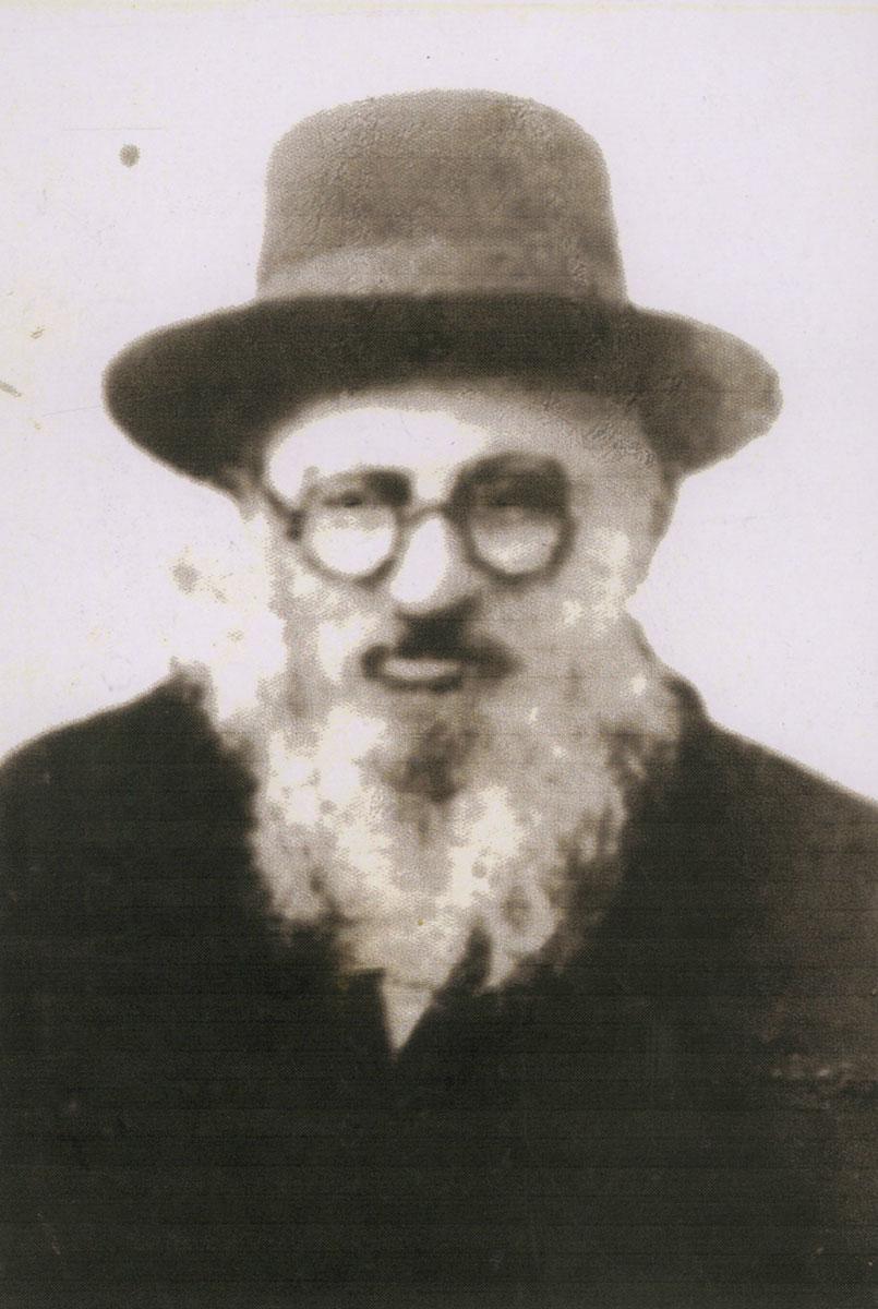 Esther Nojman’s father, Chaim Rosenberg, who was deported with his daughter’s family and died aged 82, from the appalling conditions in Tiganesti, Bessarabia