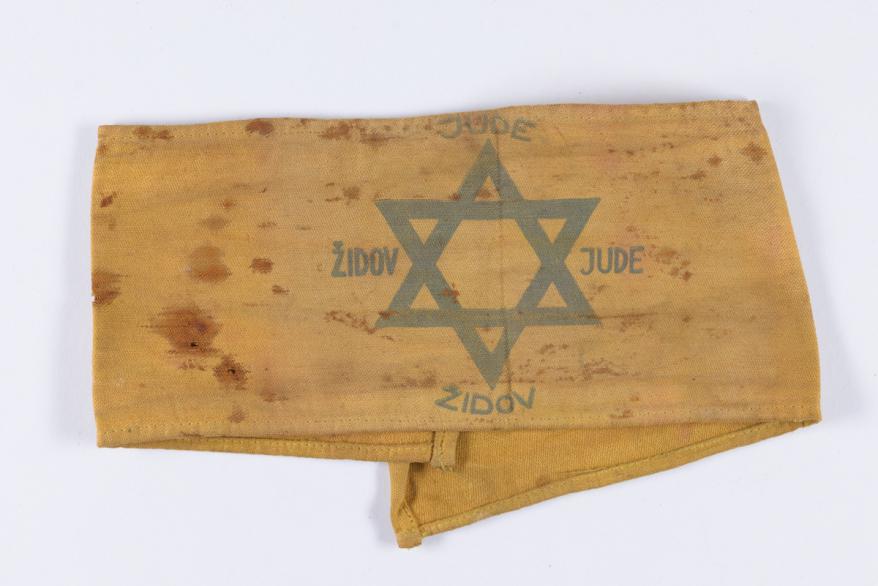 Jewish badge (Armband) from Croatia.