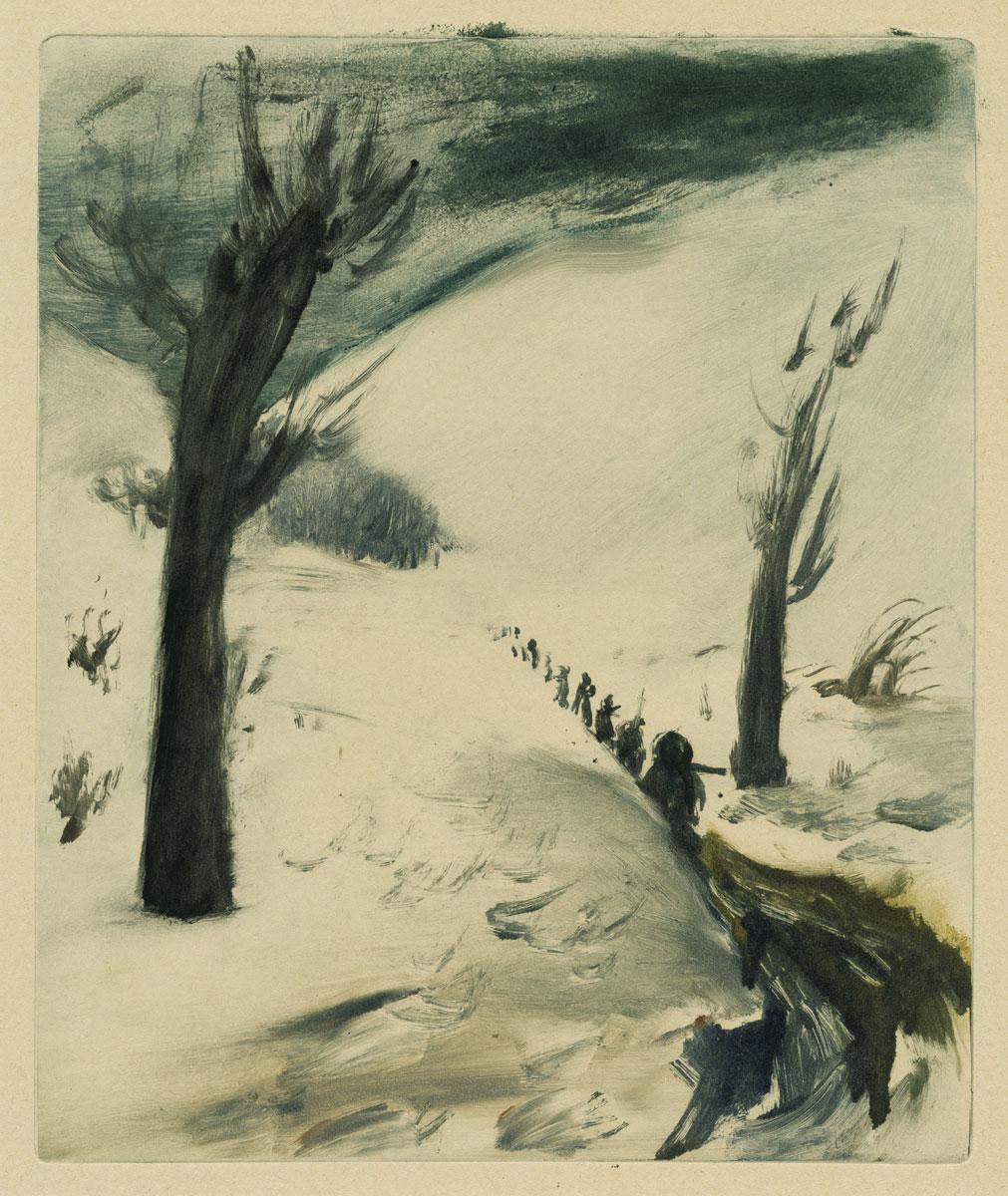 מרקו בכר (1914–1973), פרטיזנים בחורף, 1948