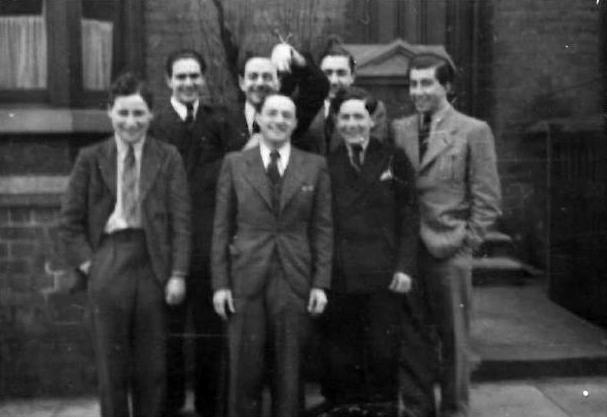 Heinz with other youths at the Walsall Hostel, 1940’s