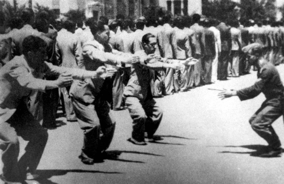 Jews being terrorized by Nazis in Salonika, Greece, July 11, 1942