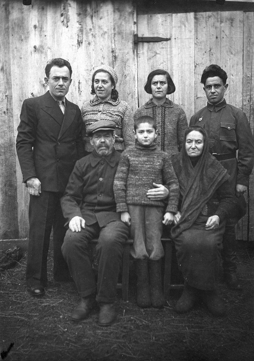 La familia de Binyamin Cherny antes de la guerra