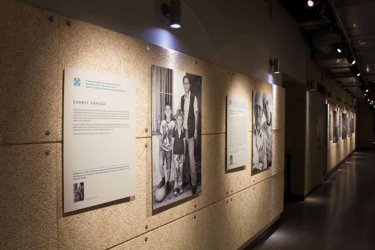 ready2print exhibition &quot;Besa: A Code of Honor&quot; displayed at the Illinois Holocaust Museum and Education Center, Skokie, USA
