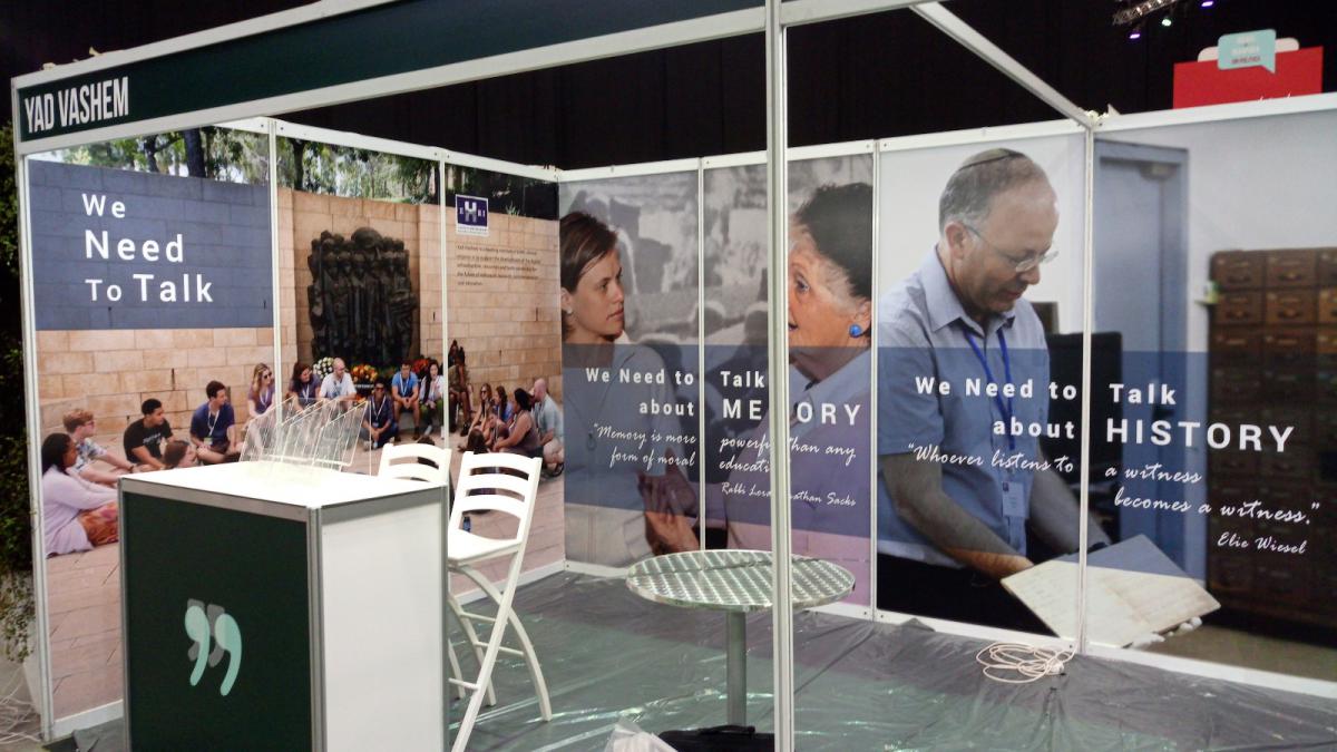Yad Vashem look forward to seeing you at Booth 71