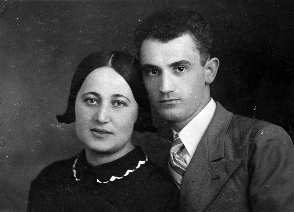 Chaim and Tzila Itzykson during WWII