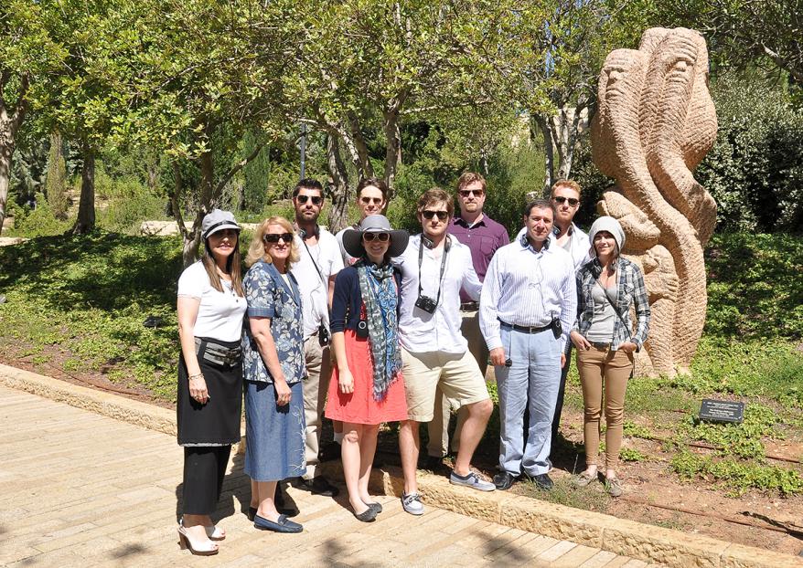 Grey's Anatomy stars visit Yad Vashem
